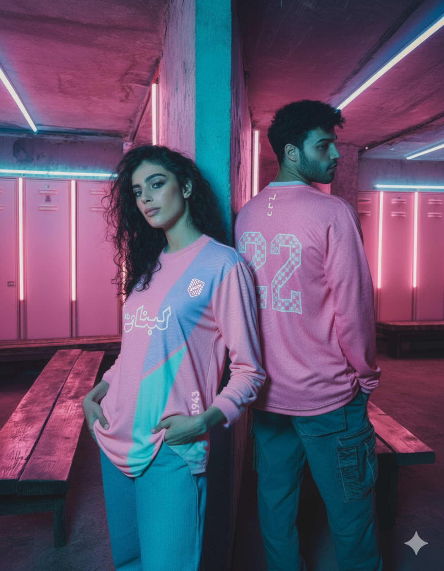 "Pink Lebanese Jersey" long-sleeve