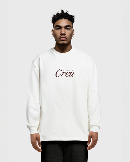 "Cherries" sweatshirt crew-neck