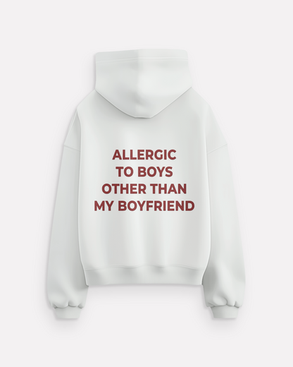 "Allergic to Boys" hoodie
