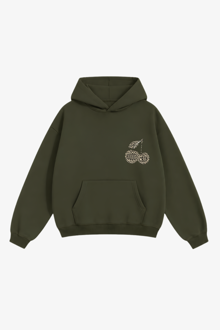 "Cherries leopard" hoodie