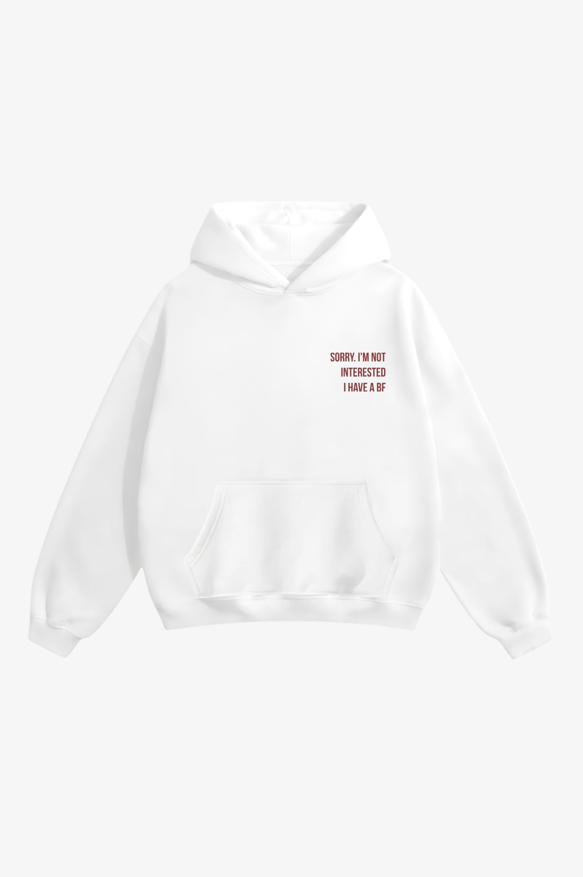 "Allergic to boys" hoodie