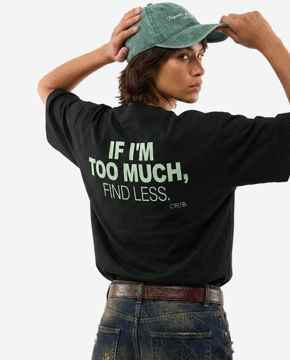 "Find Less" t-shirt