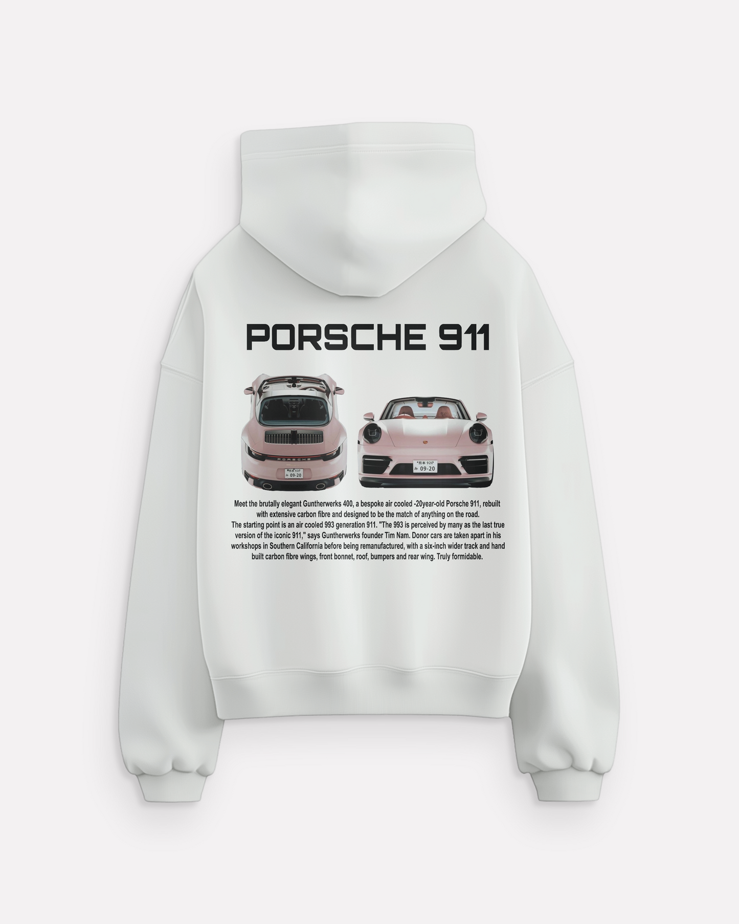 "Pink Porsche 911" hoodie