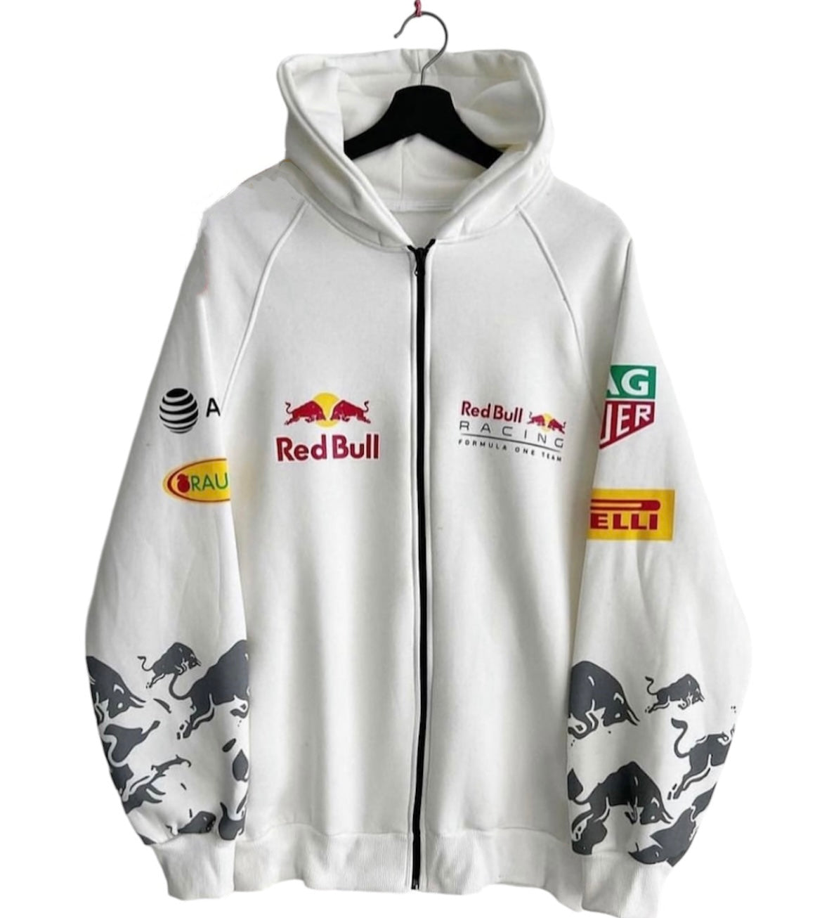 "Redbull" zip-up hoodie (2 colors)