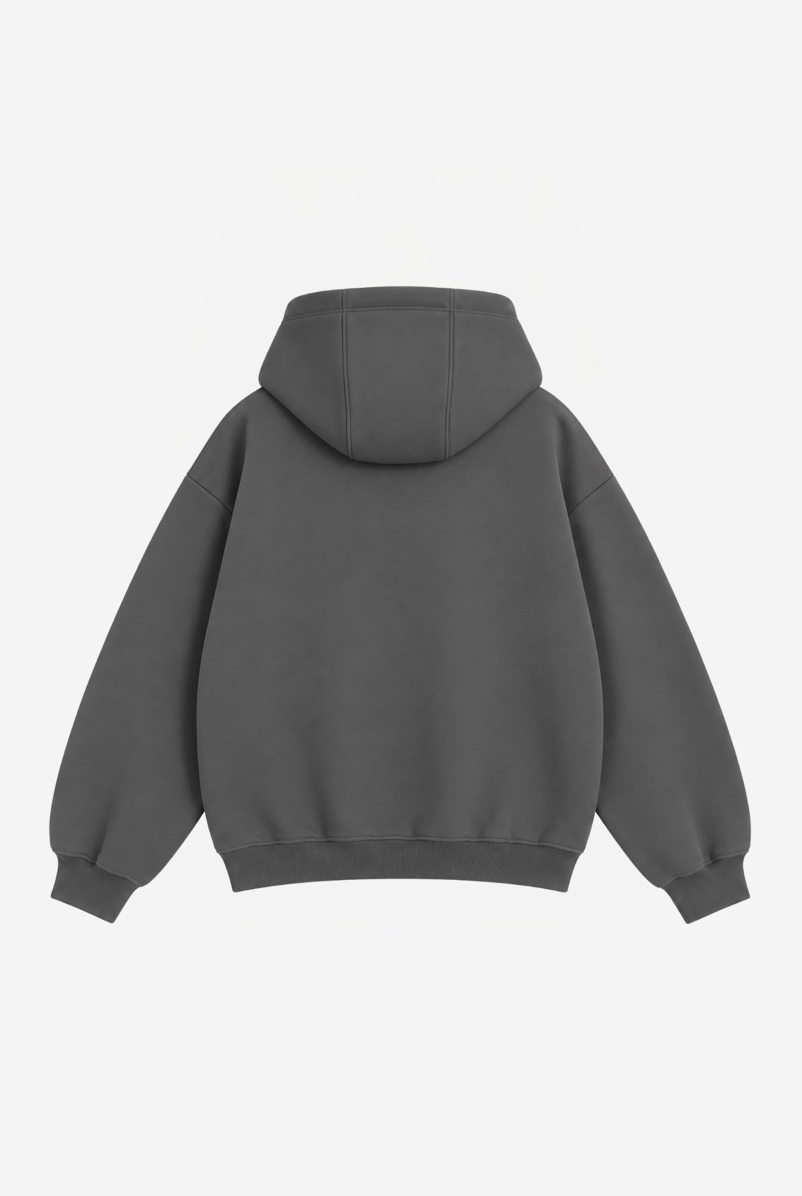 "Basic grey" zip-up