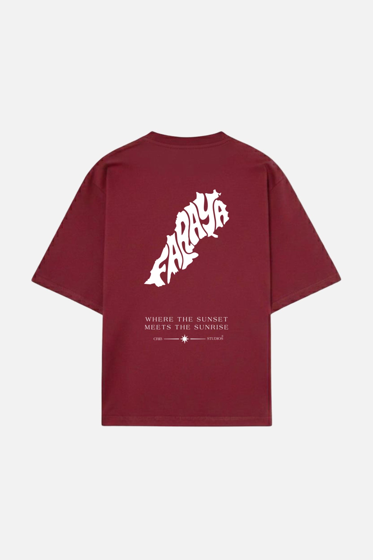 "Faraya Map" t-shirt