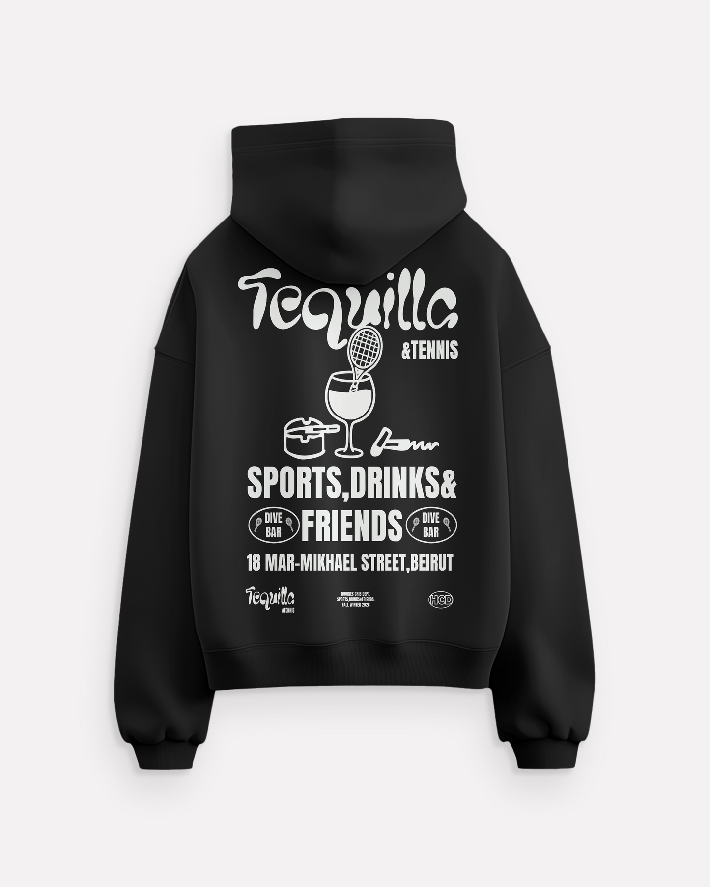 "Tequulla & Tennis" hoodie