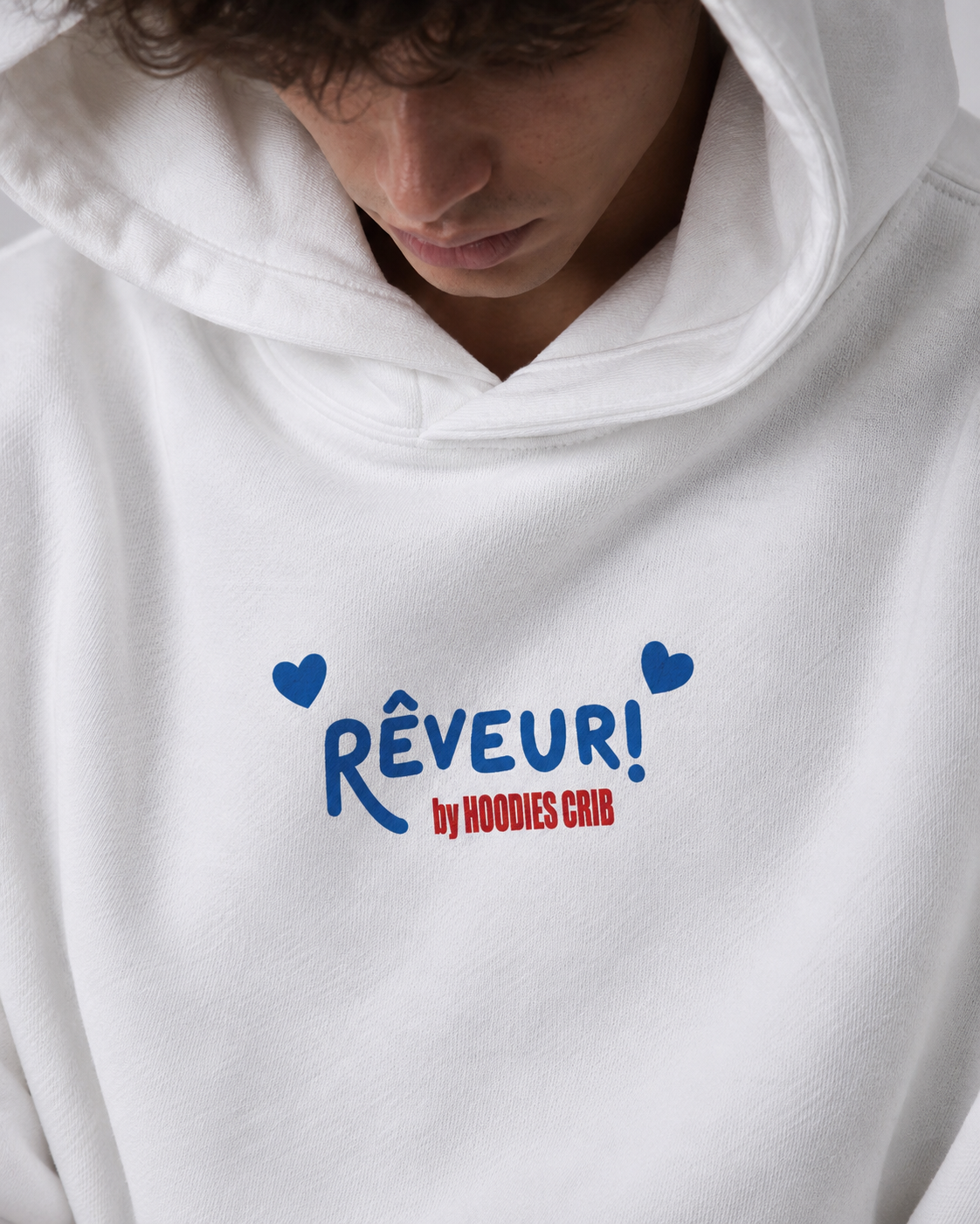 "Rêveur red lined" hoodie