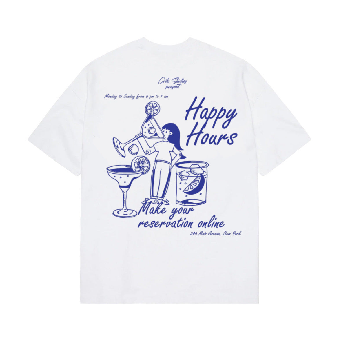 "Happy Hours" t-shirt