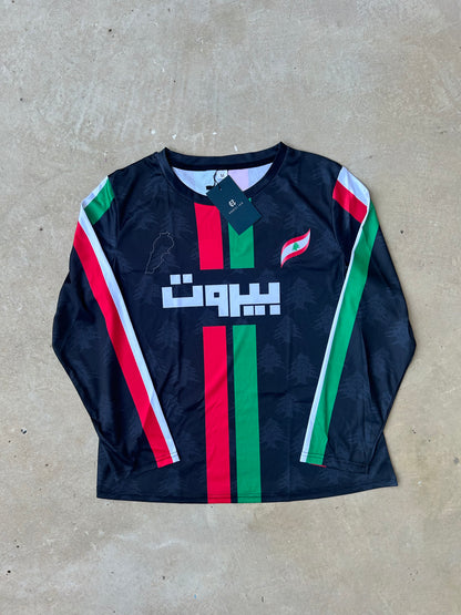 "Original Lebanese Jersey" long-sleeve black