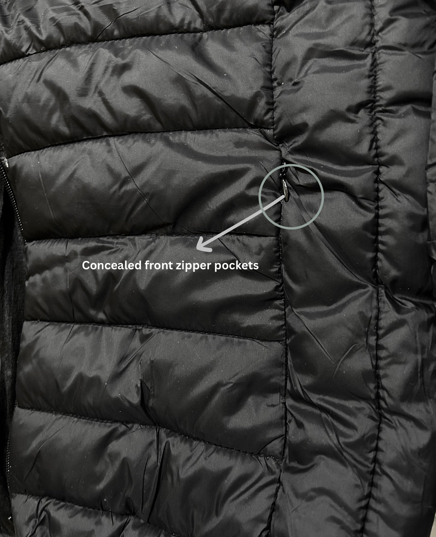 "Puffer Jacket Padded" black