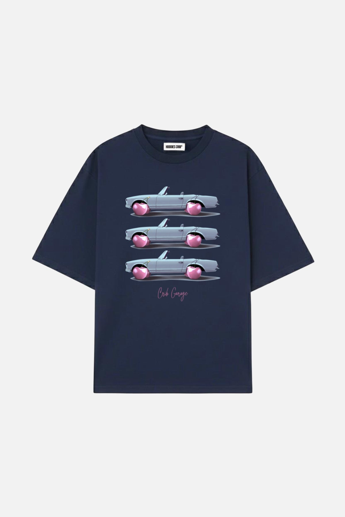 "Cherry Car Crib Garage" t-shirt