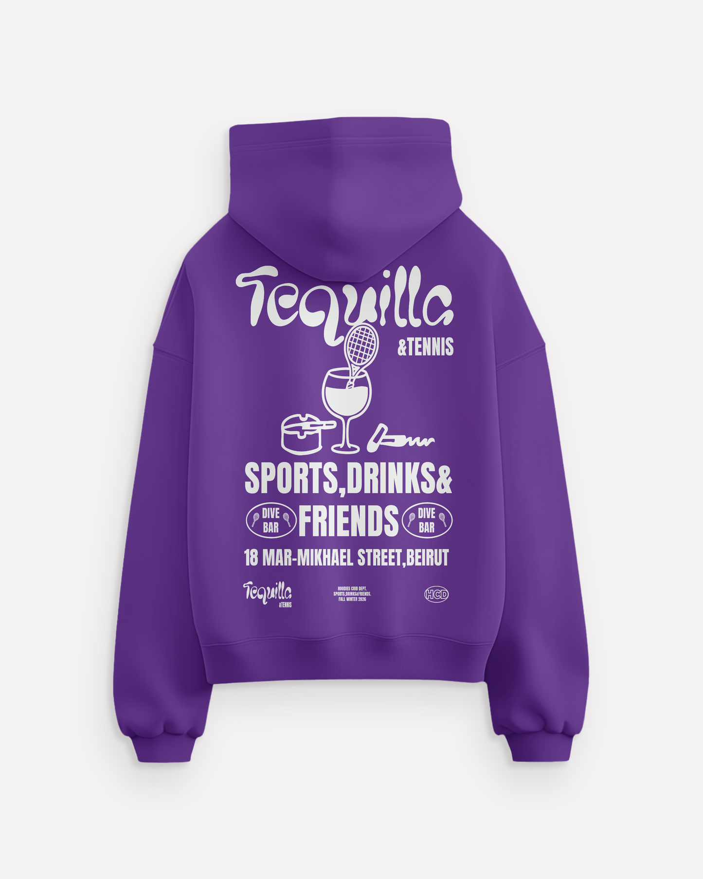 "Tequulla & Tennis" hoodie