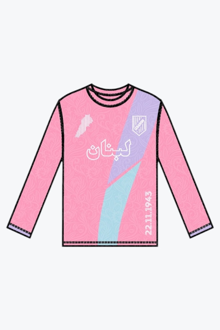 "Pink Lebanese Jersey" long-sleeve
