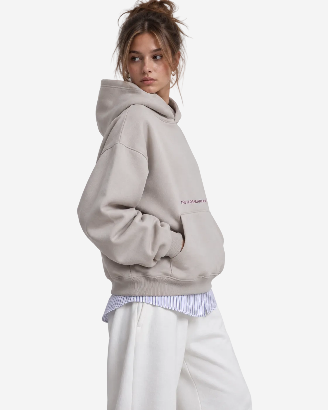 "Floral atelier" hoodie