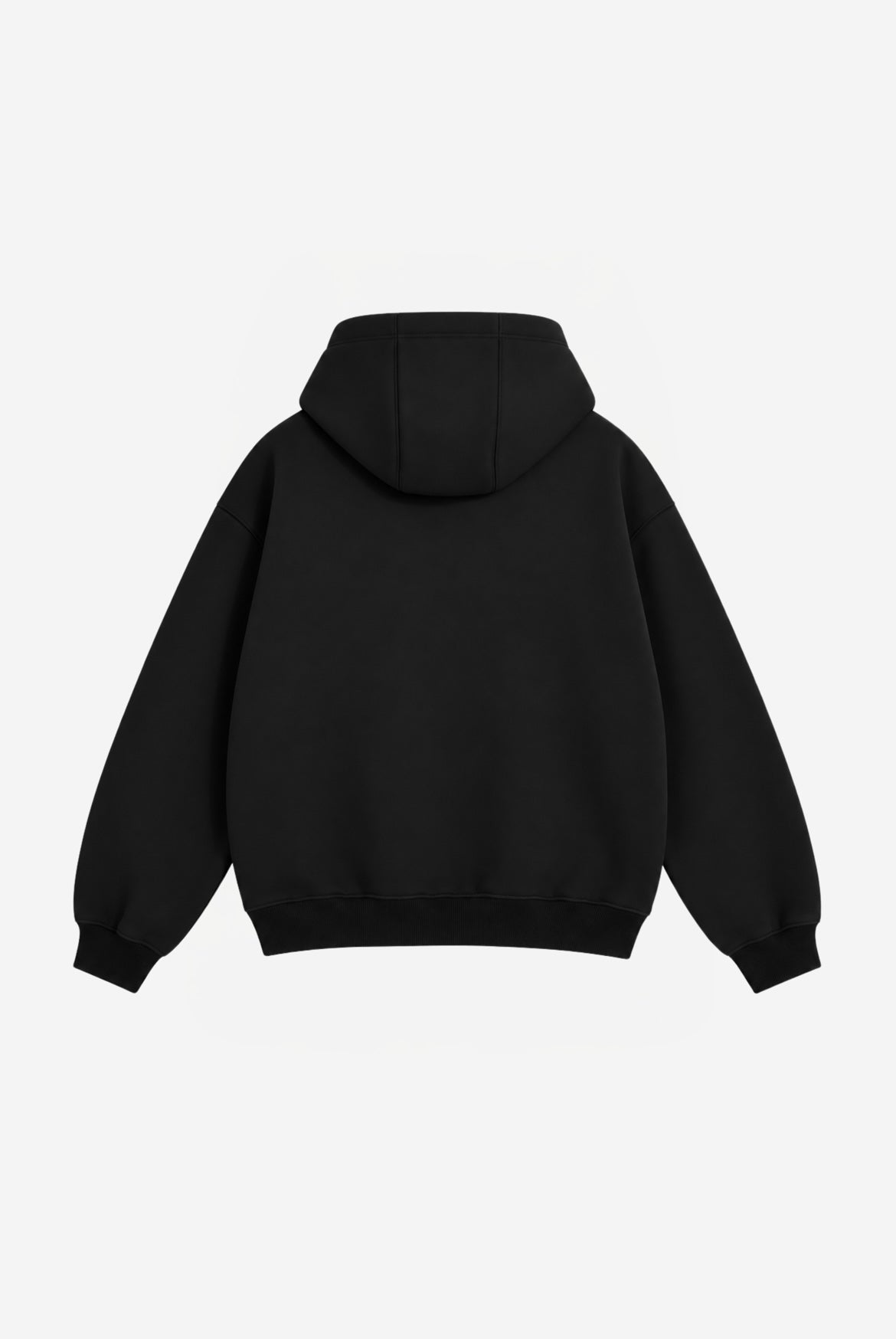 "Basic Black" zip-up