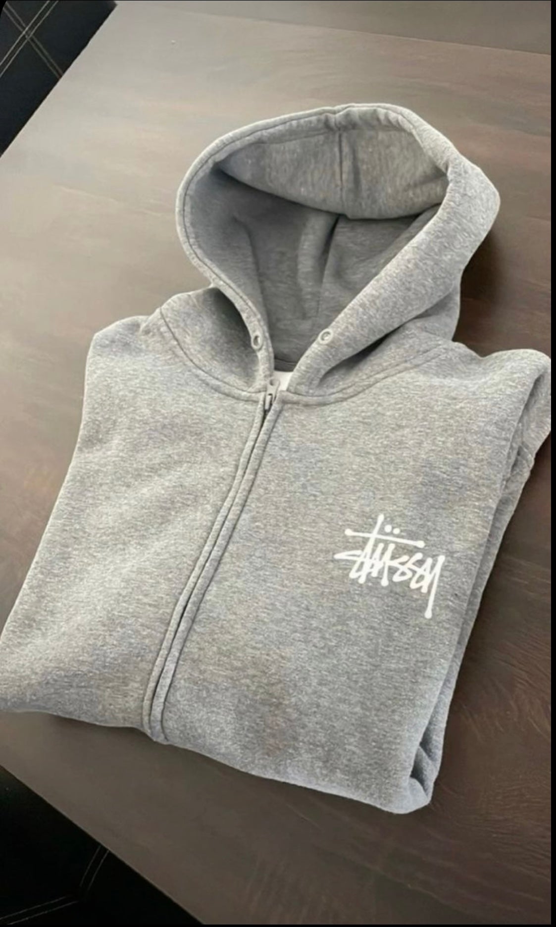 "Stussy" zip-up hoodie (3 colors)