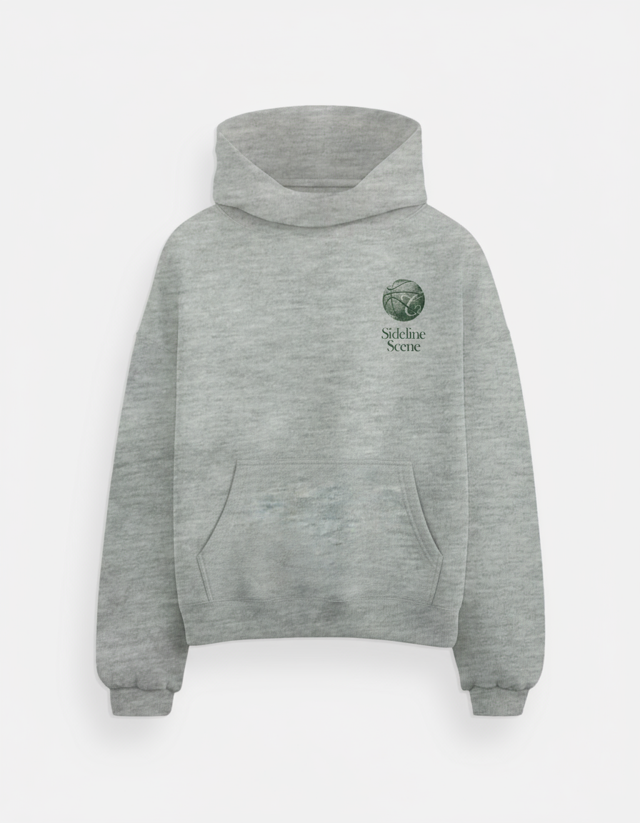"Sideline scene v2 basketball" hoodie