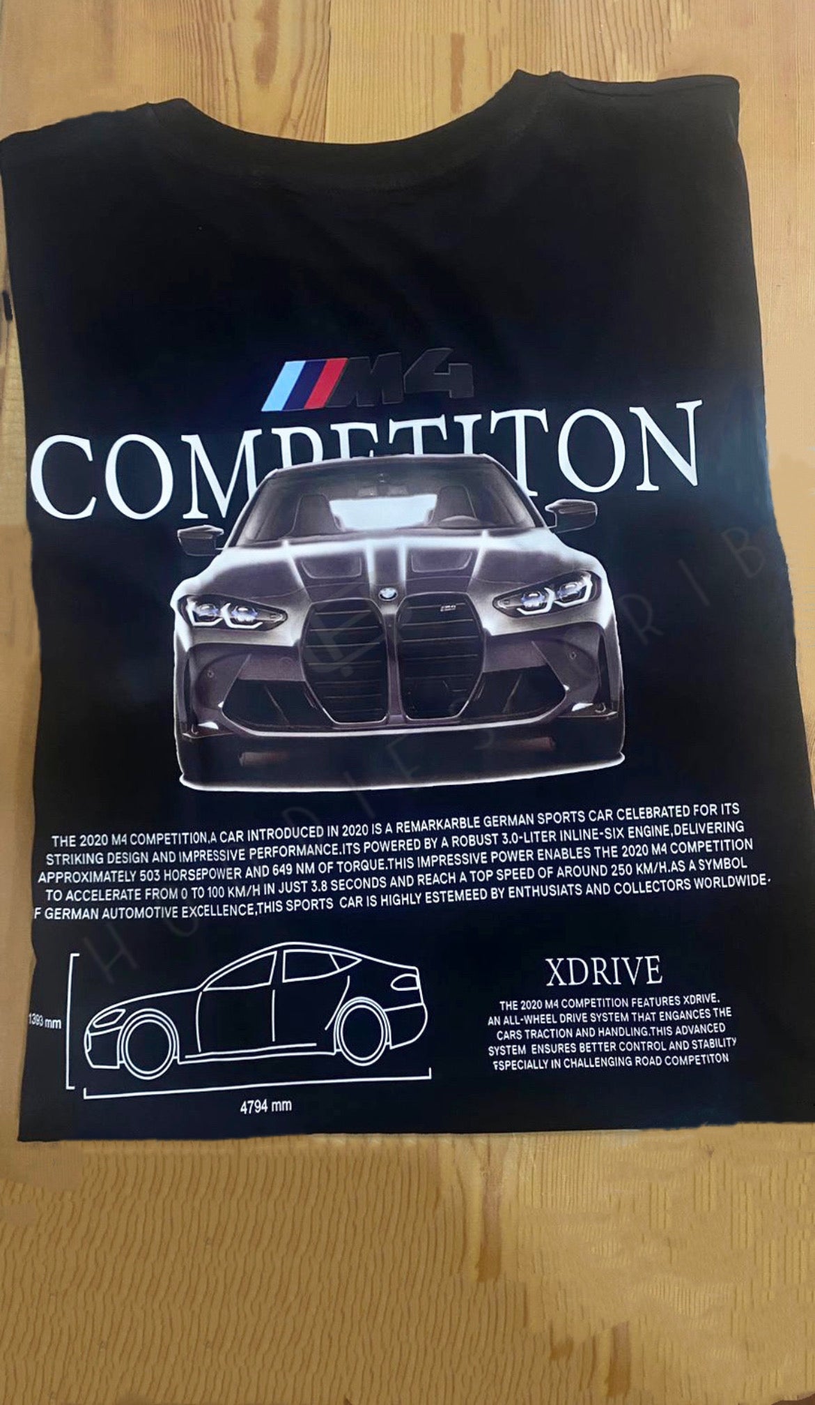 "BMW M4 CS" t-shirt