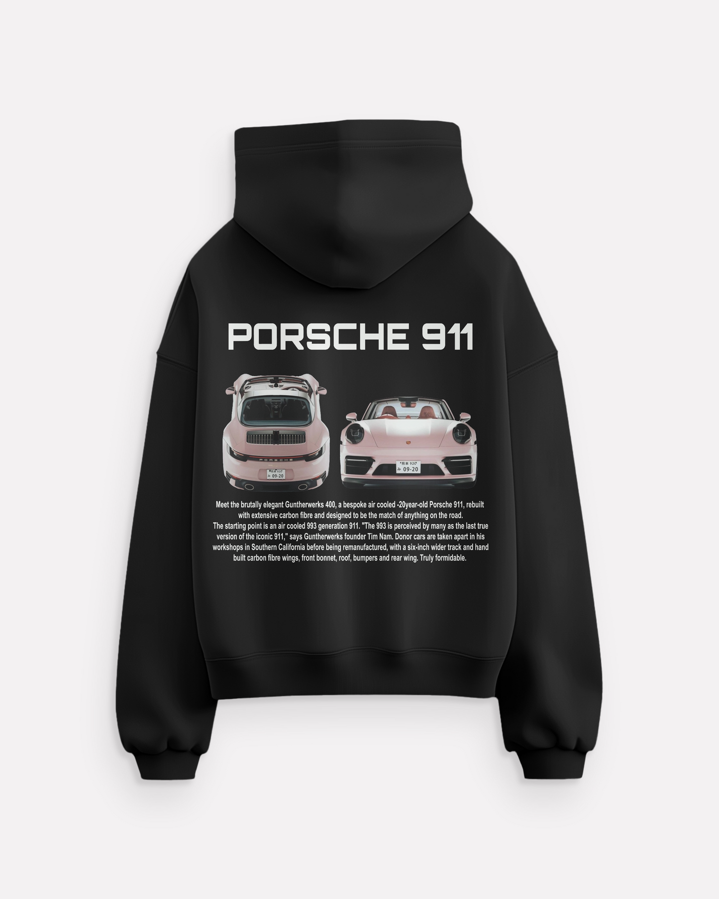 "Pink Porsche 911" hoodie