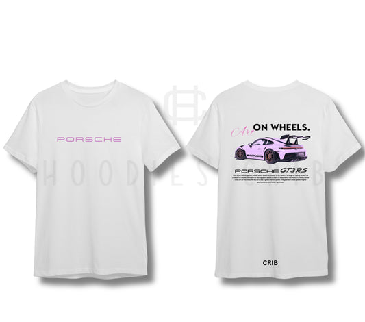 "Pink Porsche AOT" t-shirt (2 colors)