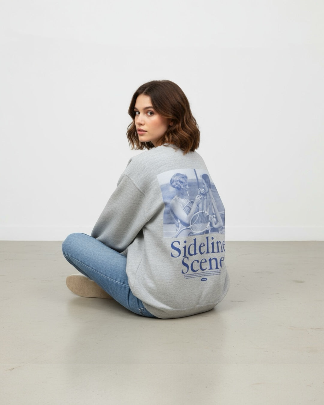 "Sideline Scene v1" sweatshirt crew-neck