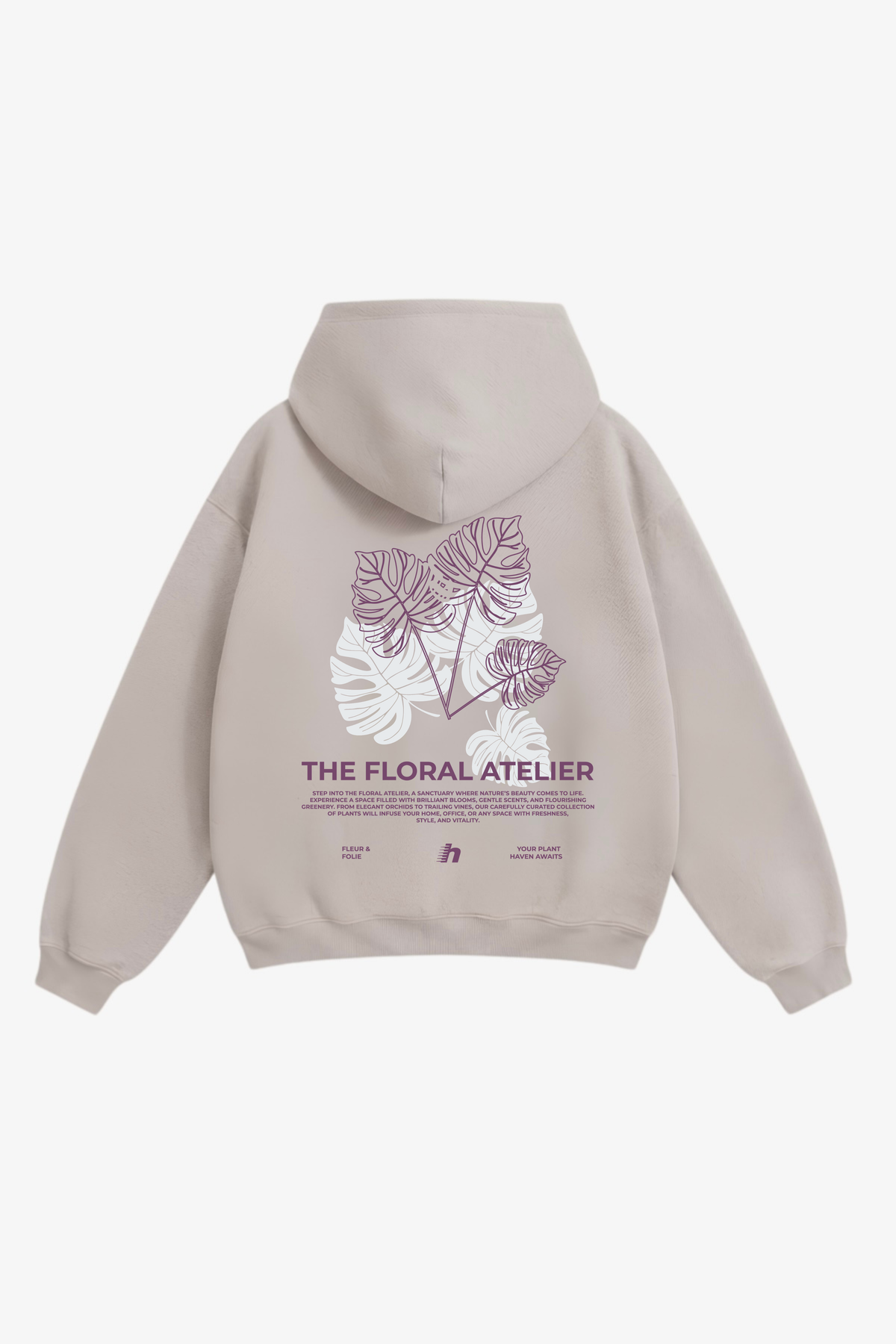 "Floral atelier" hoodie