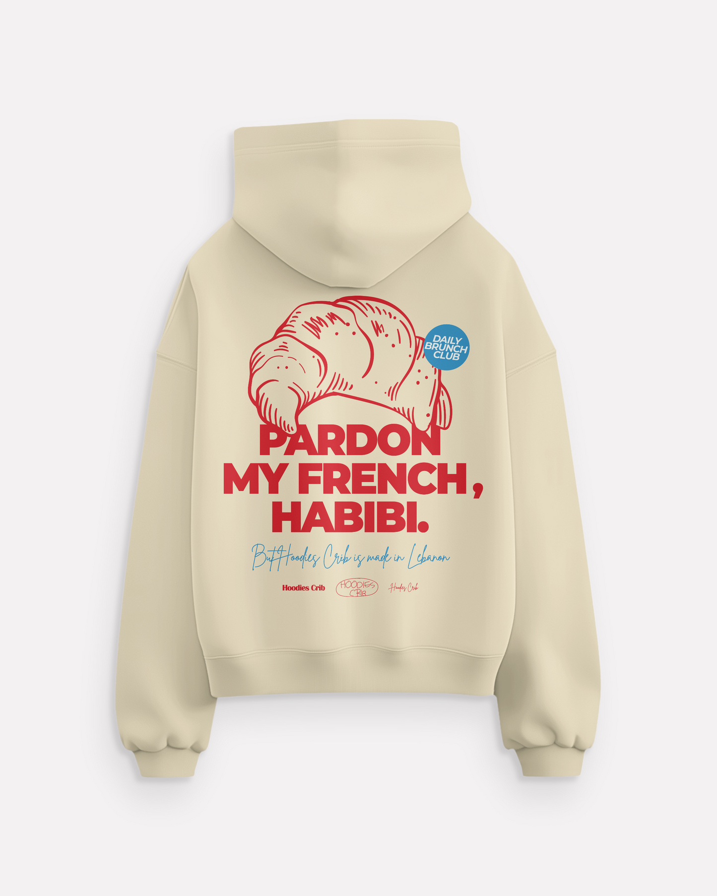 "Pardon my french habibi" hoodie