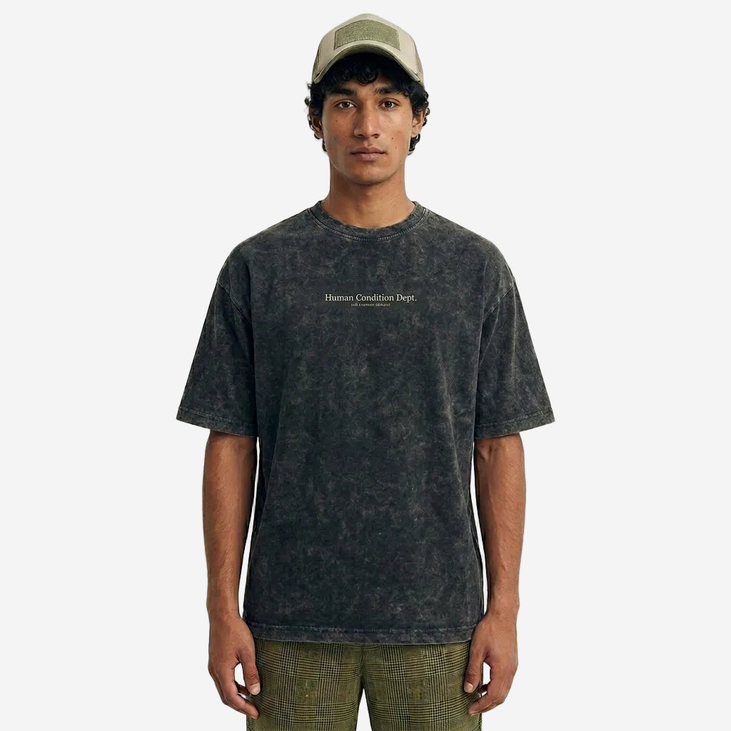 "Human Condition" Acid Washed t-shirt