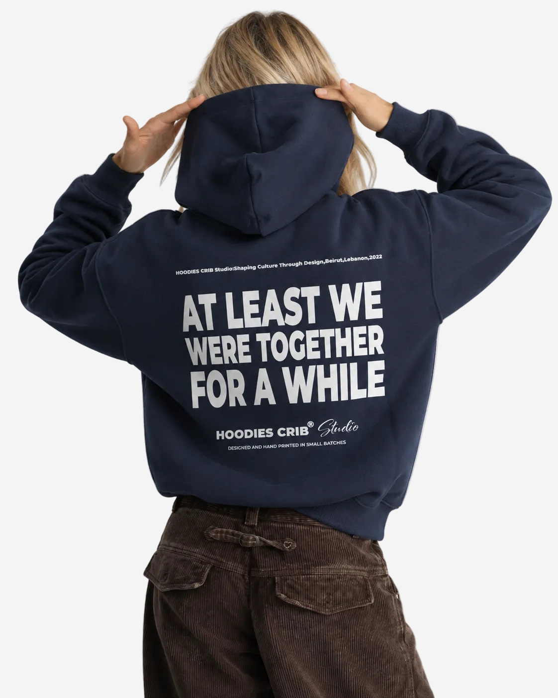 "At least we were" hoodie