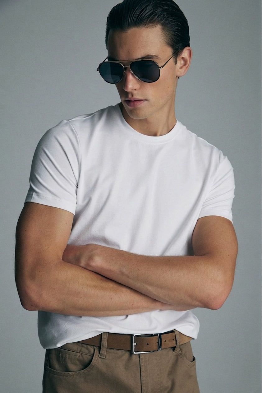 "Standard Fit Basic White" t-shirt