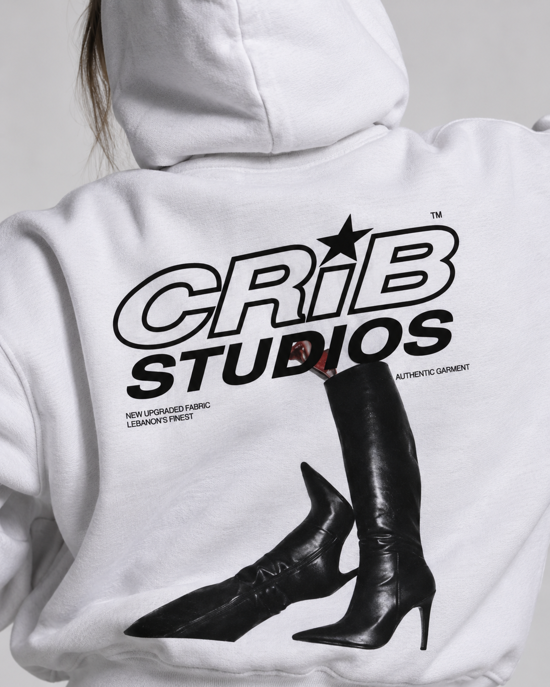"Crib high heels" hoodie