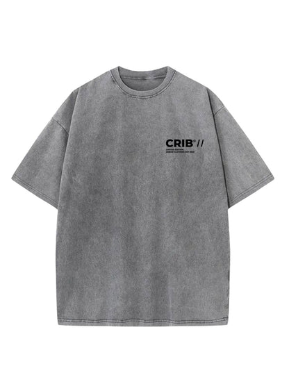 "Billiard Club" Acid Washed Oversized t-shirt