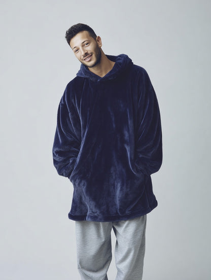 "Navy" Blanket Hoodie Unisex (Heavyweight)