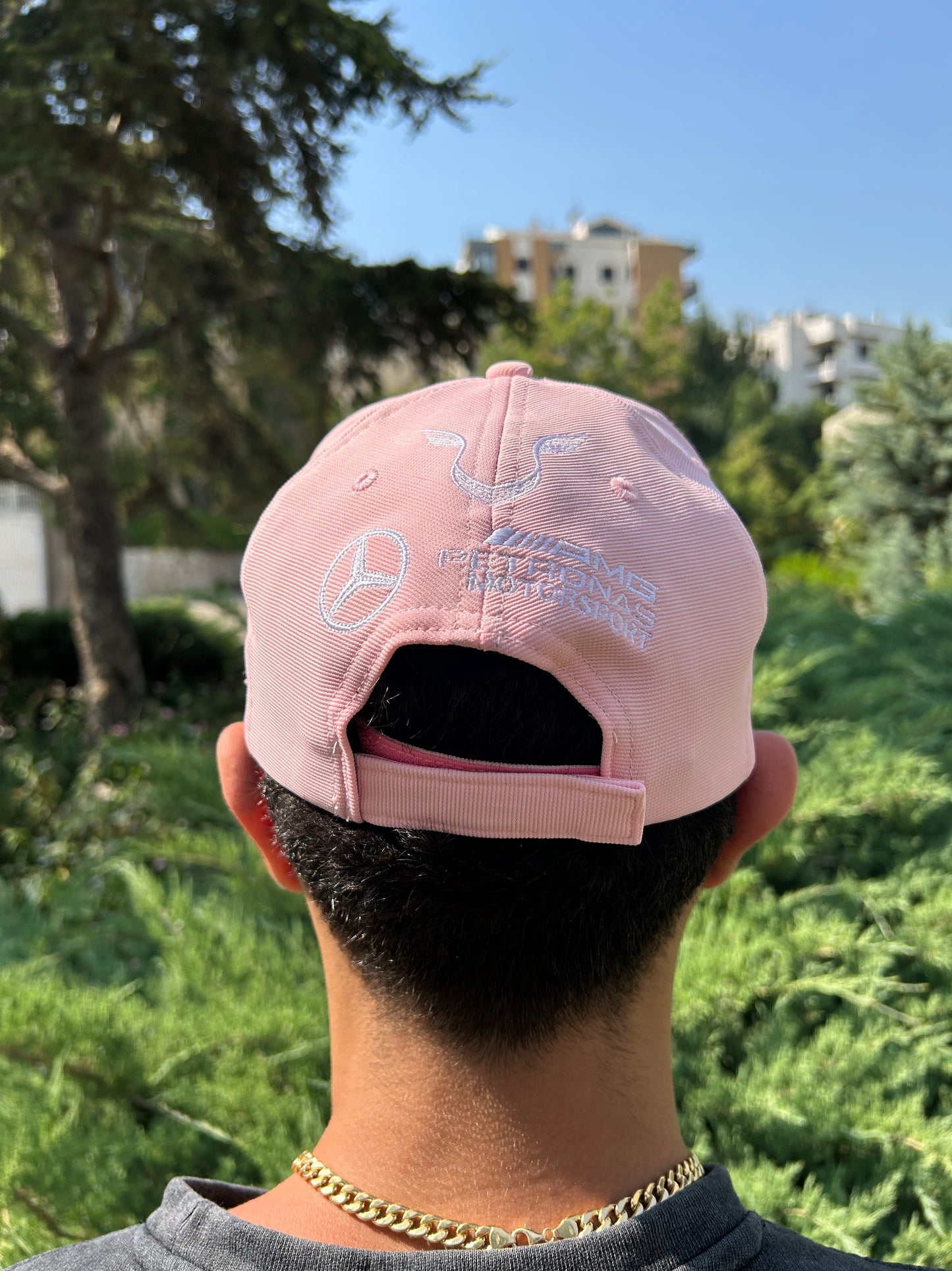 "Mercedes Racing Pink" cap