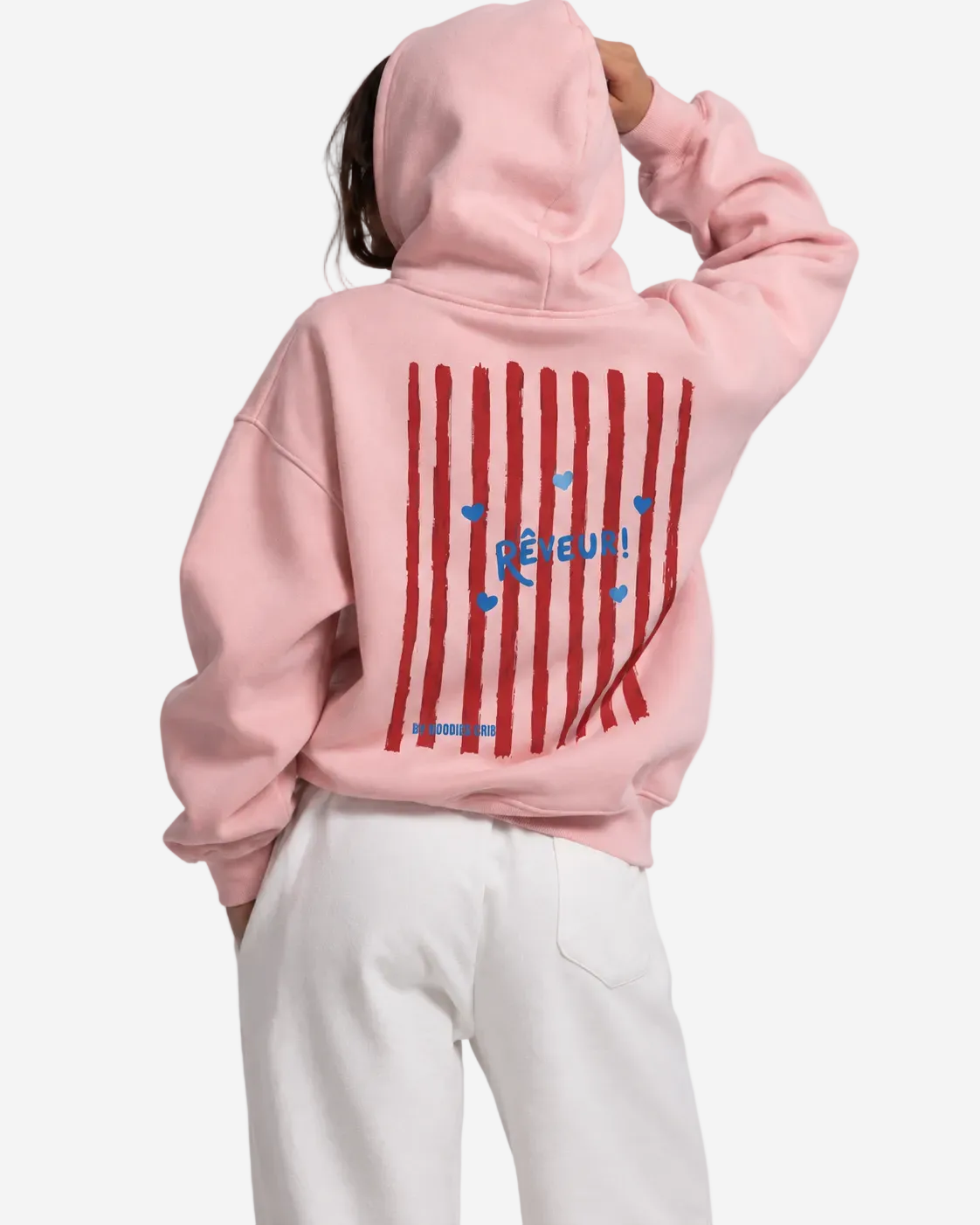 "Rêveur red lined" hoodie