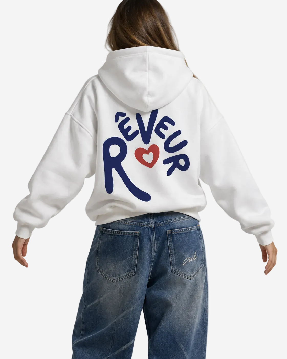 "Rêveur heart" hoodie