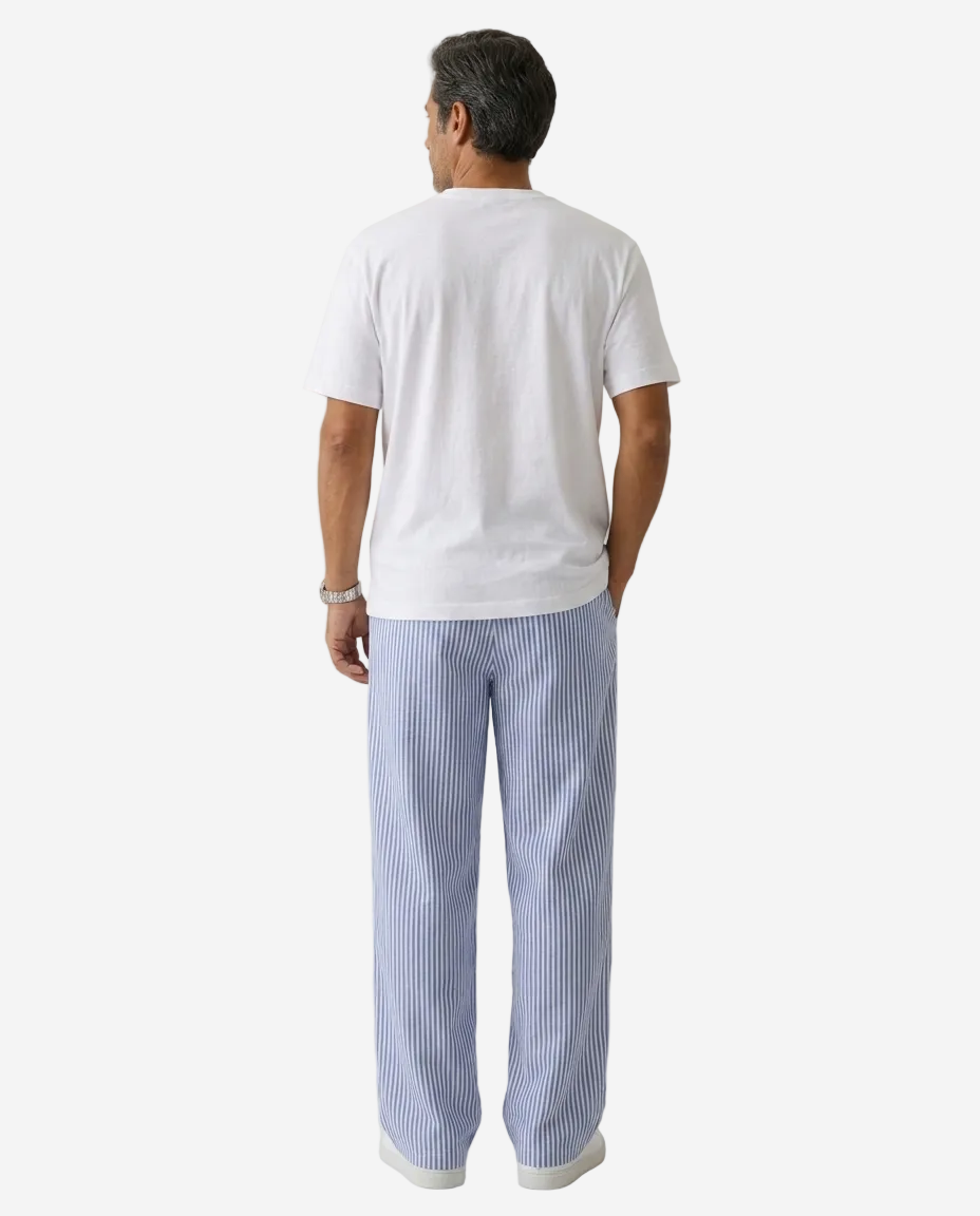 "Blue Striped" Sweatpants