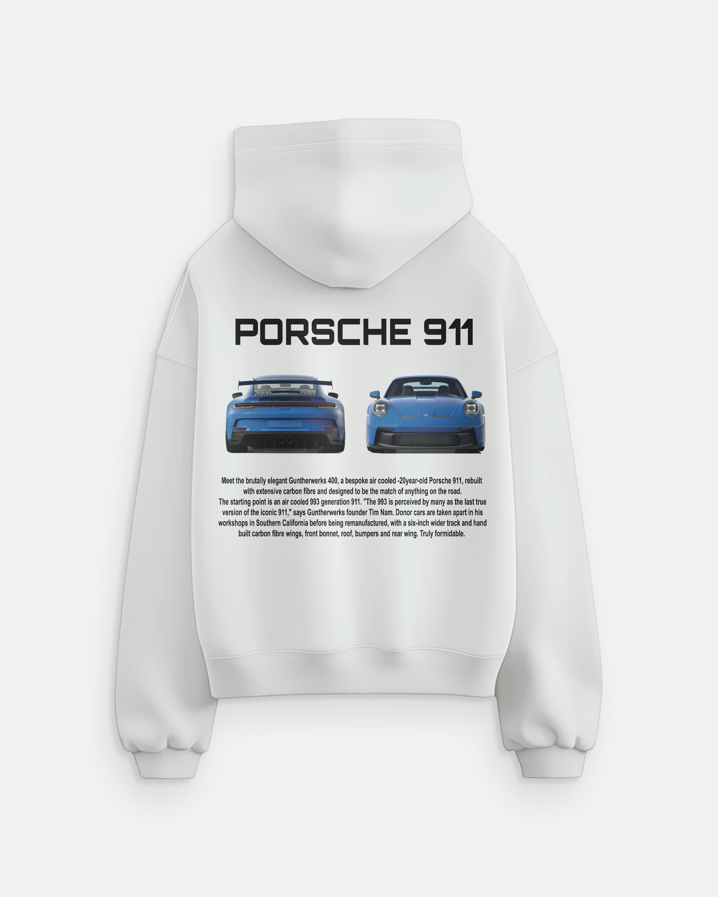 "Blue Porsche 911" hoodie