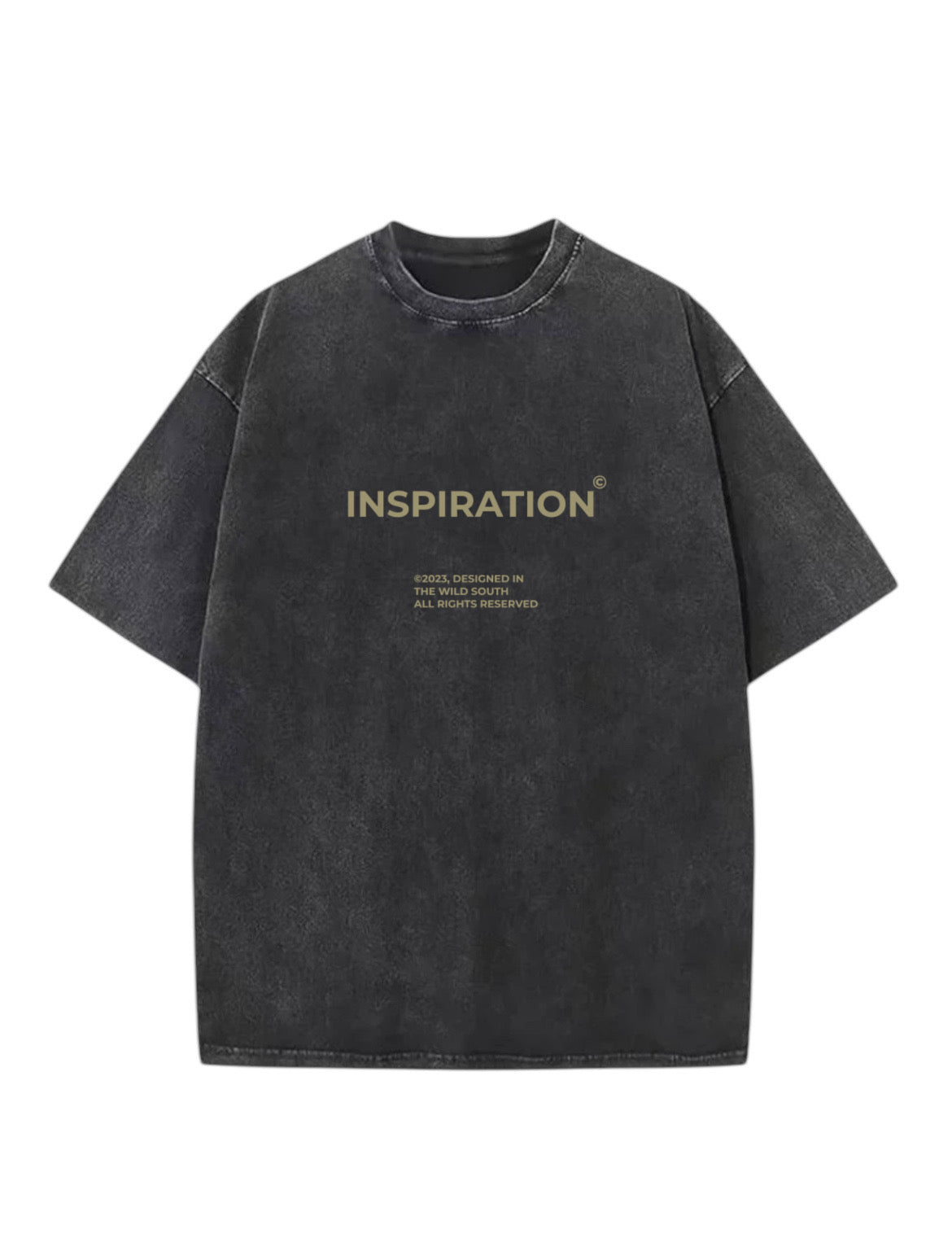 "Inspiration" Acid Washed Oversized t-shirt