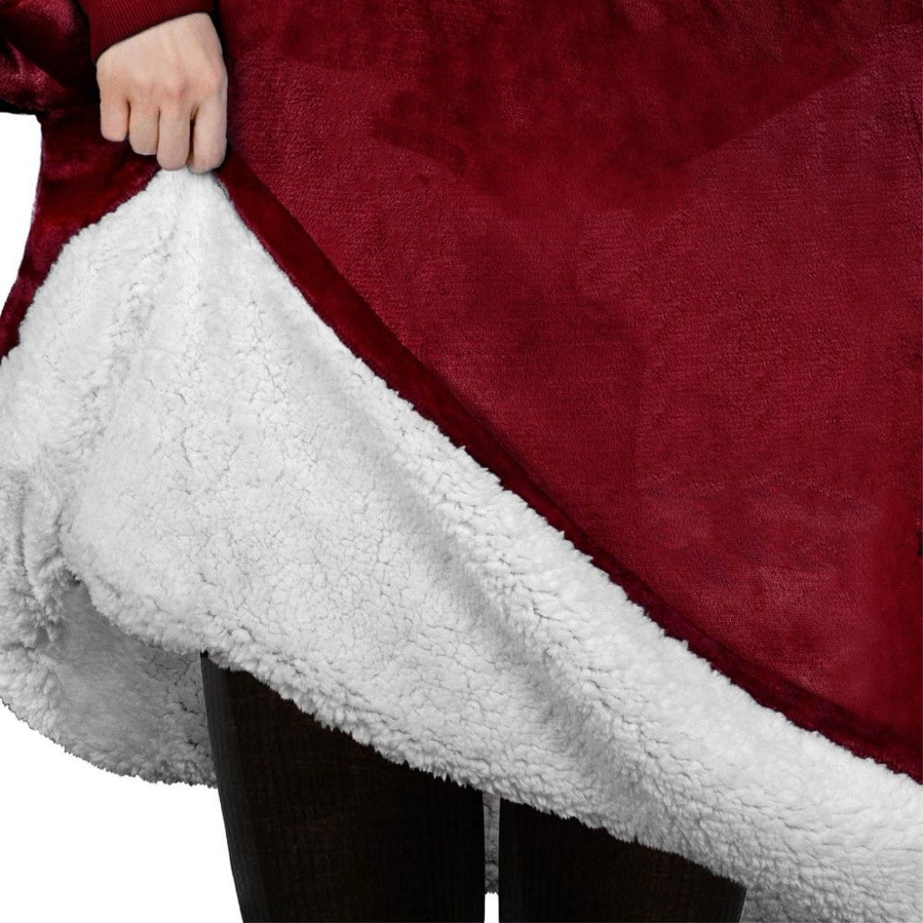 "Red" Blanket Hoodie Unisex (Heavyweight)