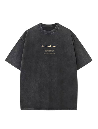 "Stardust Soul" Acid Washed Oversized t-shirt