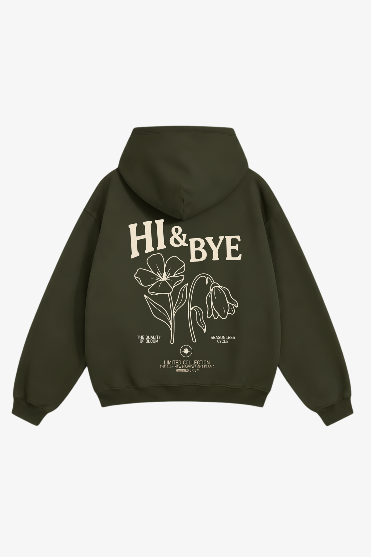 "Hi & bye" hoodie