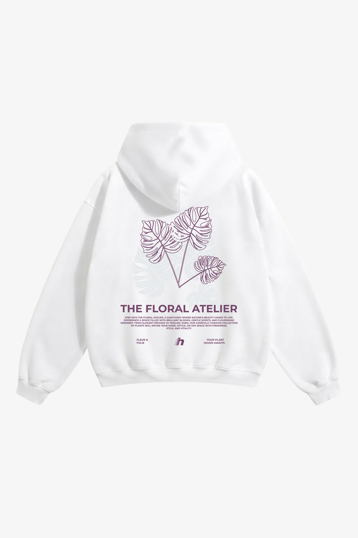 "Floral atelier" hoodie