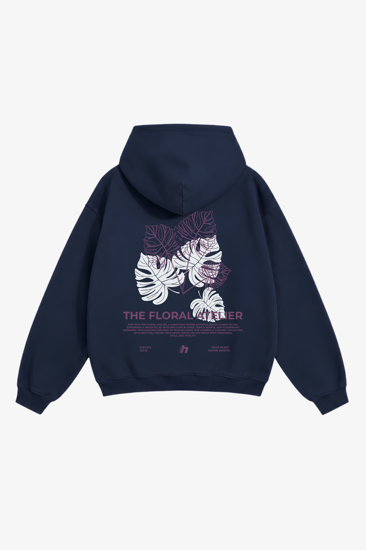 "Floral atelier" hoodie