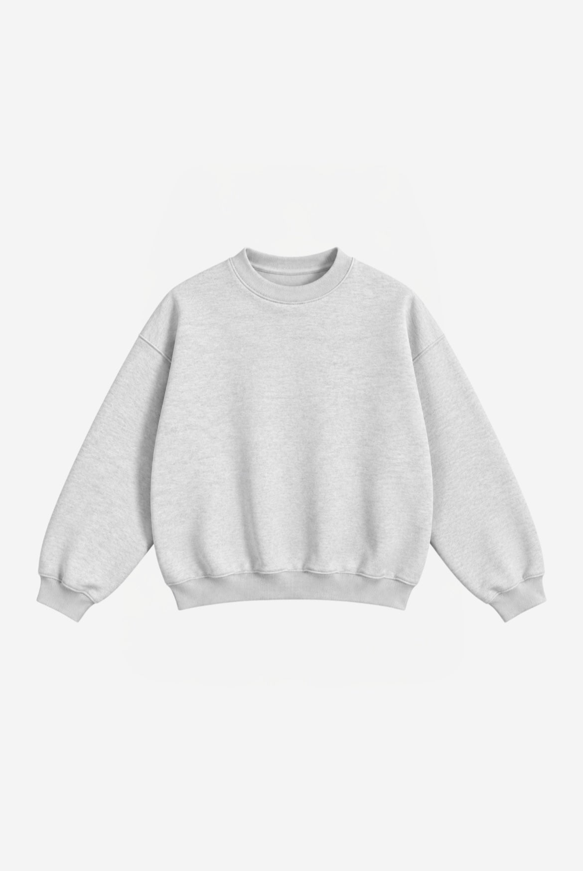 "Basic heather grey" sweater