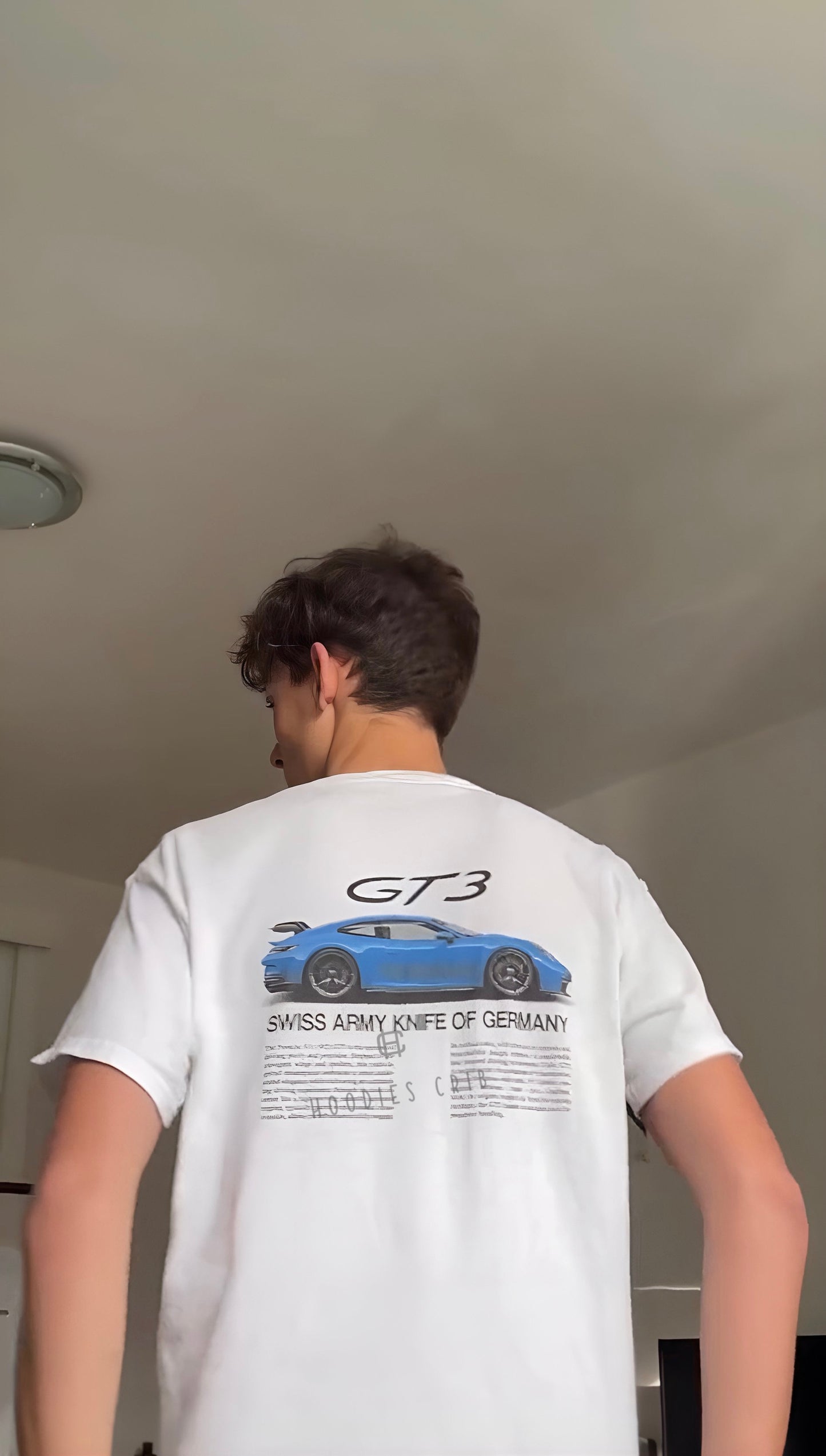 "Blue Porsche GT3" t-shirt (2 colors)