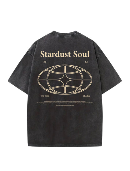 "Stardust Soul" Acid Washed Oversized t-shirt