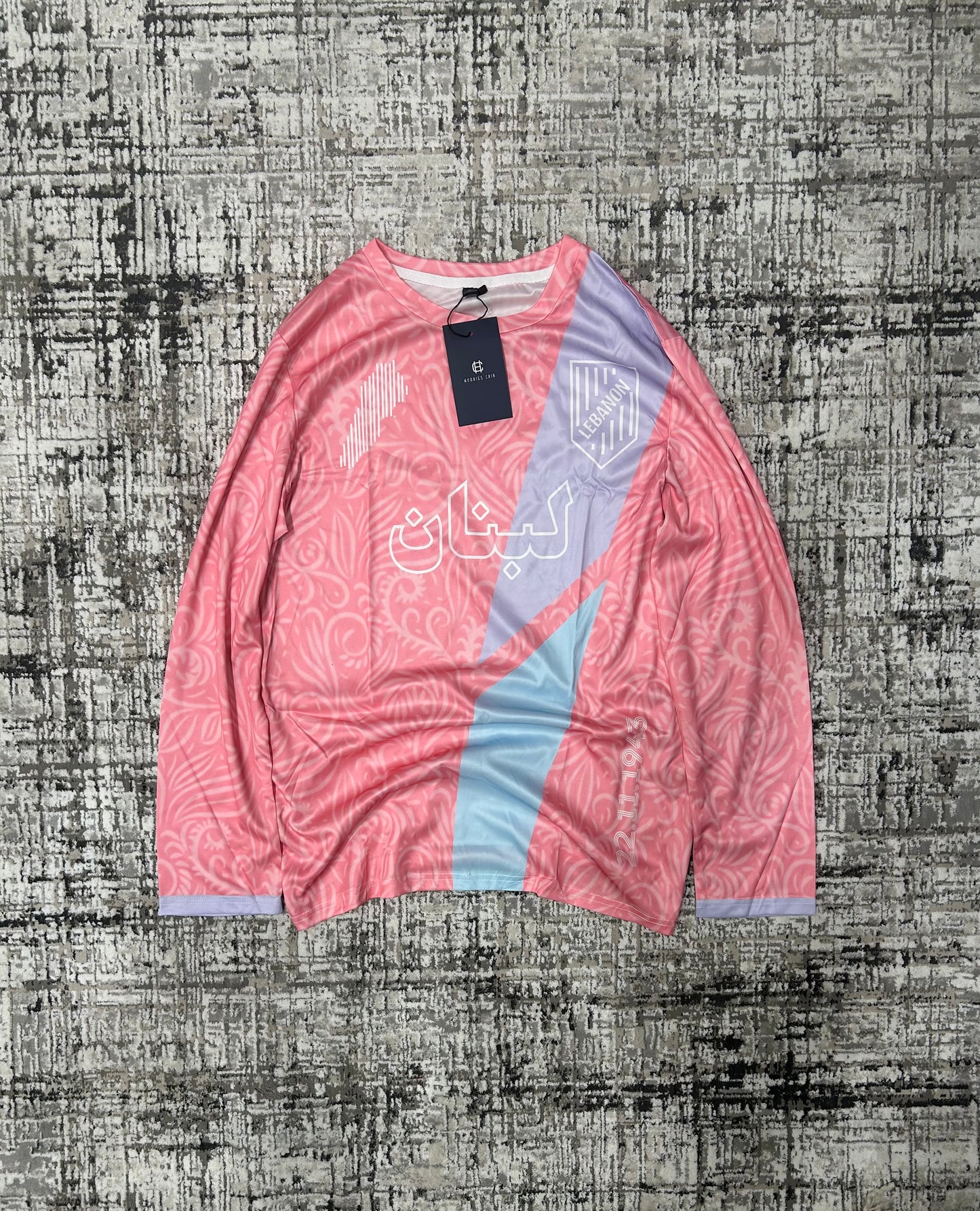 "Pink Lebanese Jersey" long-sleeve