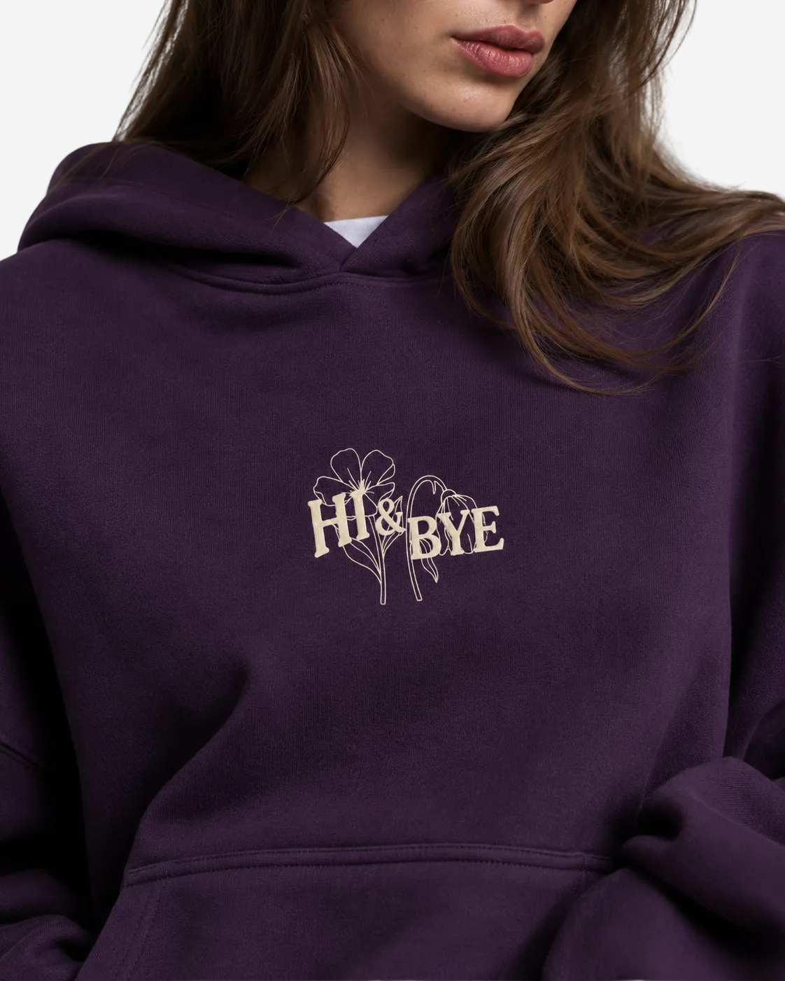 "Hi & bye" hoodie